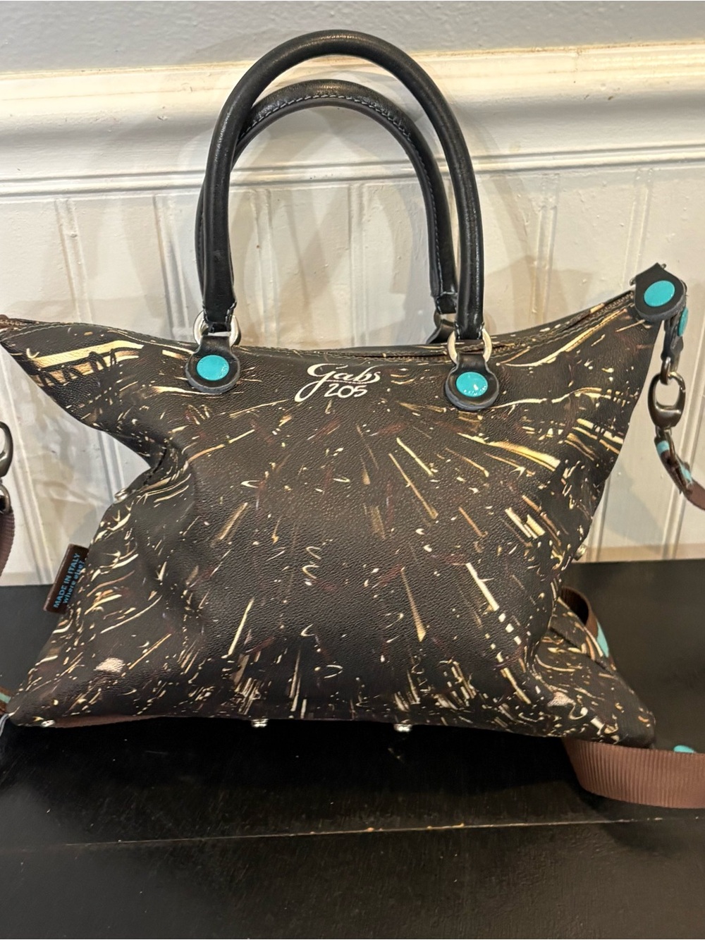 GABS Leather crossbody bag - Picture 6 of 8